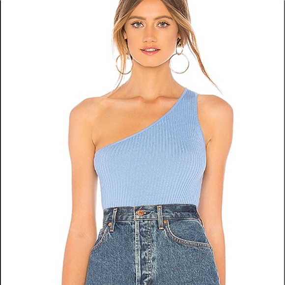 Revolve Tops - Revolve Kammy Periwinkle Bodysuit XS